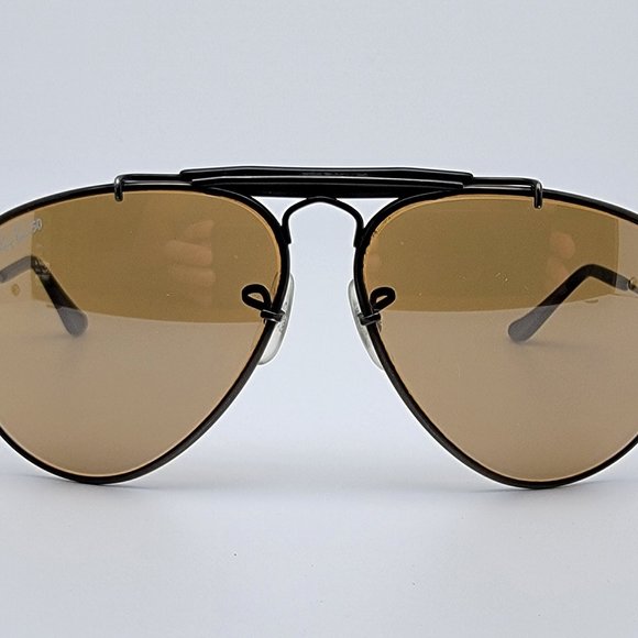Ray-Ban B&L W0510 The General Black Chrome Frame RB-50 Lens Sunglasses 58-14 - Picture 2 of 15